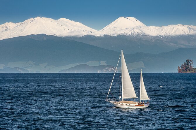 Maori Rock Carvings Eco Sailing Taupo - The Cruise Stops: Mine Bay and the Bay Hopping That Adds Meaning