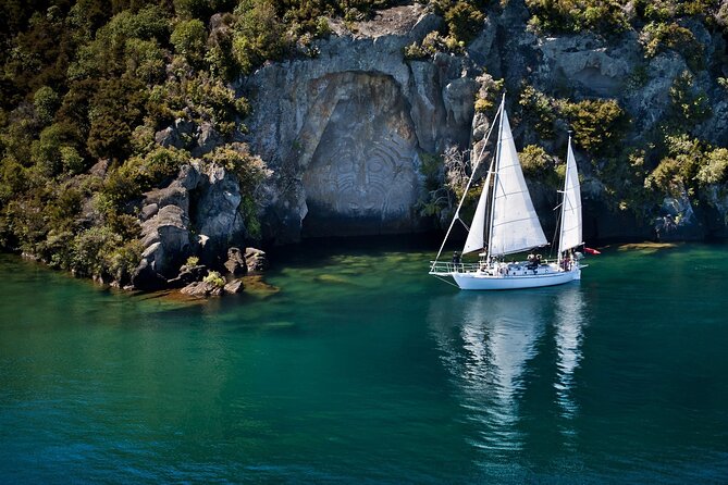 Maori Rock Carvings Eco Sailing Taupo - What If the Weather Turns? Boat Swaps and Safety on the Lake