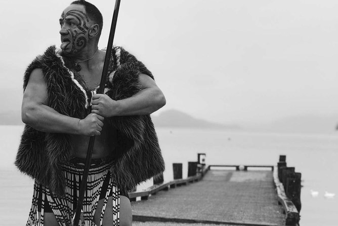 Māori Whakatau Welcome - The keepsakes side of the experience: photos, bone carving, and tea towel