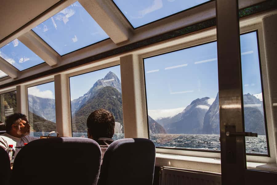 Milford Sound: 2-Hour Small Boat Scenic Cruise - Outdoor viewing decks vs indoor warmth, and how to dress for Milford Sound spray