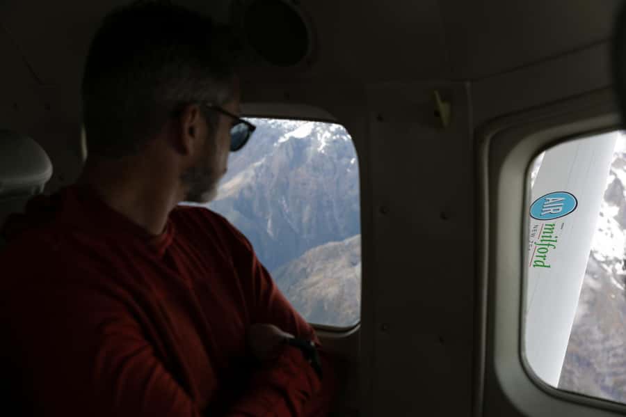 Milford Sound & Big 5 Glaciers Scenic Flight from Queenstown - Milford Sound Approach via Mt Aspiring: When the Fjord Appears