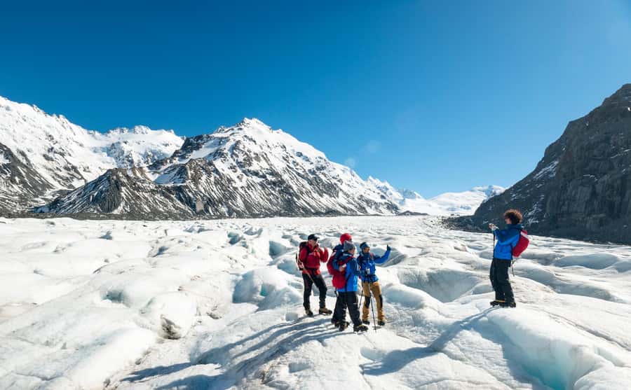 Mount Cook: 3-Hour Tasman Glacier Helicopter Ride and Hike - Why this heli-hike works: glacier steps and a big-mountain aerial view