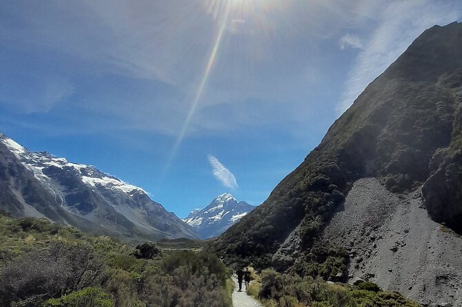 Mt. Cook Full Day Group Tour via Tekapo from Christchurch - Hooker Valley Track at Dawn Light: Aoraki in the First Rays