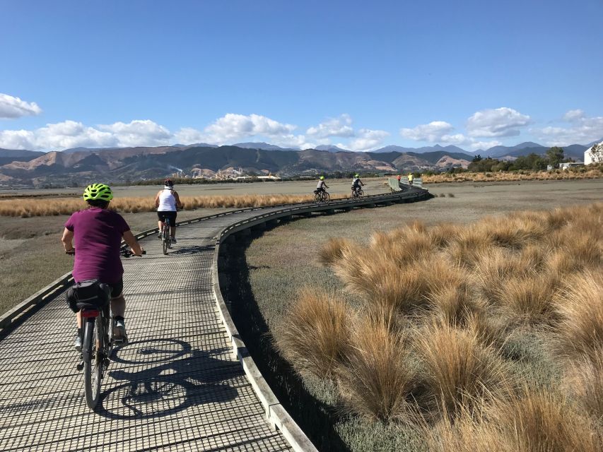 Nelson: Self-Guided Tunnel to Town Cycling Tour via Mapua - Seifried Estate, Rabbit Island Swims, and the Iconic Mapua Ferry
