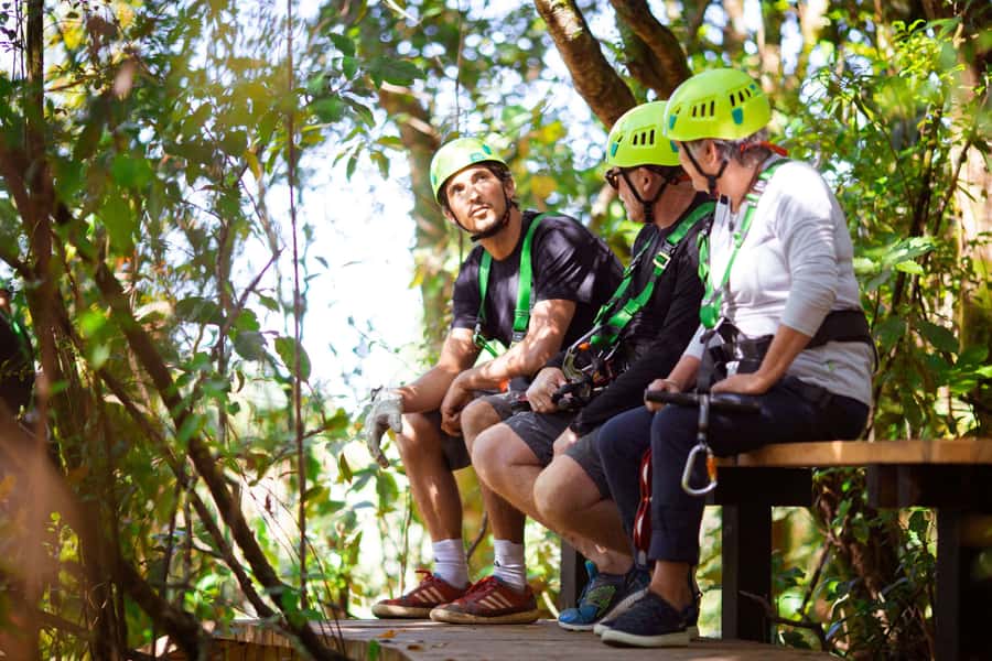 Okere Falls: Zipline over Waterfalls Experience - The zipline course over Ōkere Falls: zips, bridges, and waterfall moments