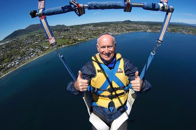 Parasailing Adventure over Lake Taupo - The 9-Metre Boat, the Deck Launch, and Why You Probably Wont Get Soaked