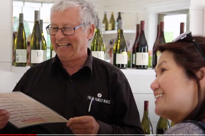 Private Martinborough Wine Tour in an Electric Vehicle - Tesla Model Y - Palliser Estate private tasting, with a cellar tour maybe