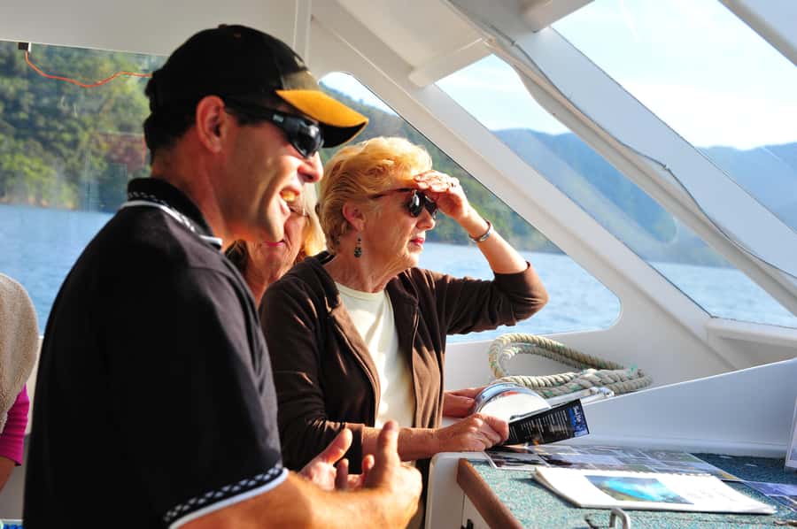 Queen Charlotte Sound Mail Boat Cruise from Picton - The skipper’s stories: history, remote living, and the human side