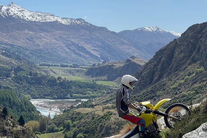 Queenstown: Dirt Bike Tours - The ride’s first payoff: kitting up, then climbing toward big views