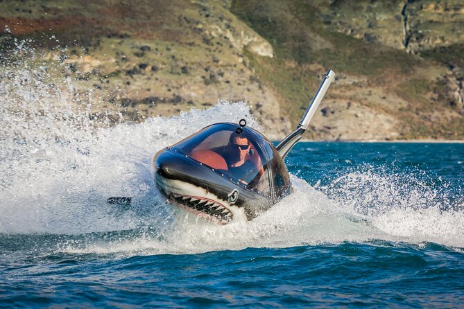 Queenstown Hydro Attack Shark Ride Adventure - Seabreacher X intensity control, from mild cruising to shark tricks