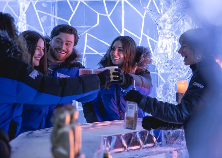 Queenstown: Ice Bar Entry with Warm Winter Gear and Drink - What happens when you arrive: tickets, winter gear, and ID checks