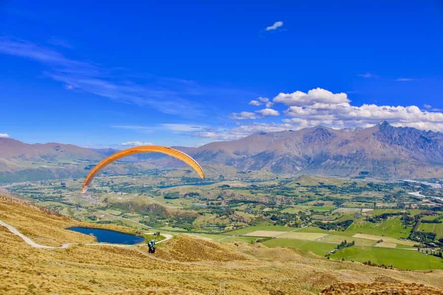 Queenstown: Tandem Paragliding Experience - Checking In at Skytrek Desk, 45 Camp Street