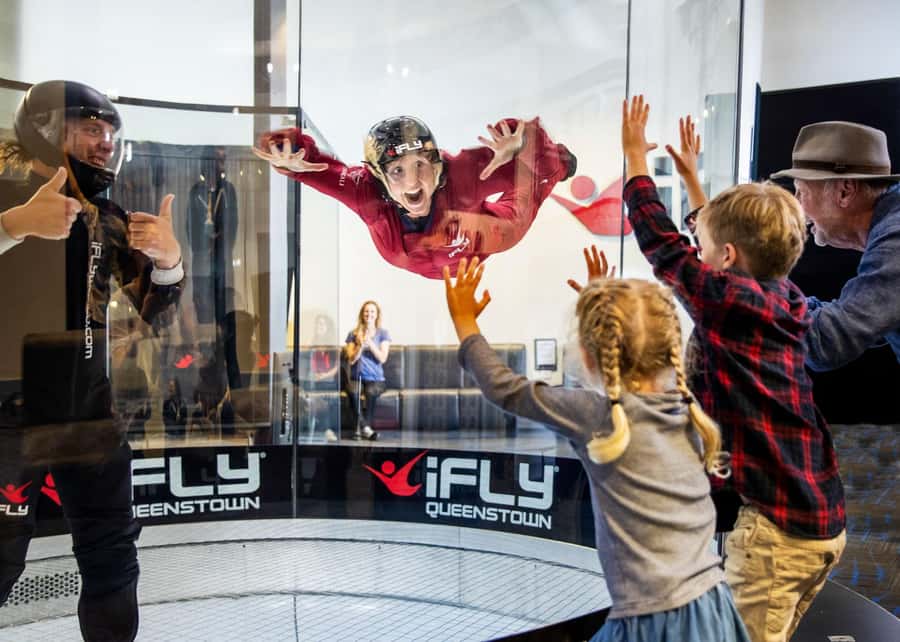 Queenstown: Ticket for 2 Indoor Skydiving Flights - Entering the iFLY Queenstown wind-tunnel: how it feels and why it works