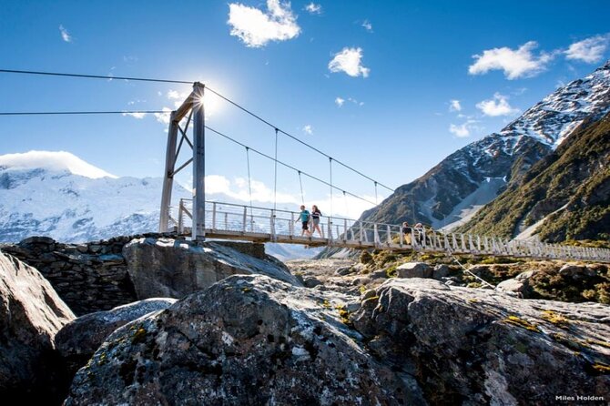Queenstown to Mt Cook Small Group Tour (One-Way) - Lake Pukaki: deep blue views as you enter Aoraki Mt Cook National Park