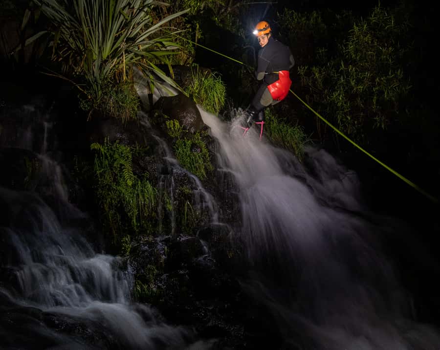 Raglan: Sunset Canyoning Tour and Glowworm Experience - Raglan sunset canyoning, where glowworms turn a canyon into a night show
