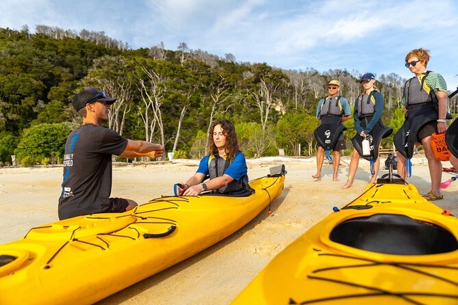 Remote Marine Reserve - Guided Kayaking - New Zealand - A Planned Beach Lunch on the Sand (Included, and Actually Nice)