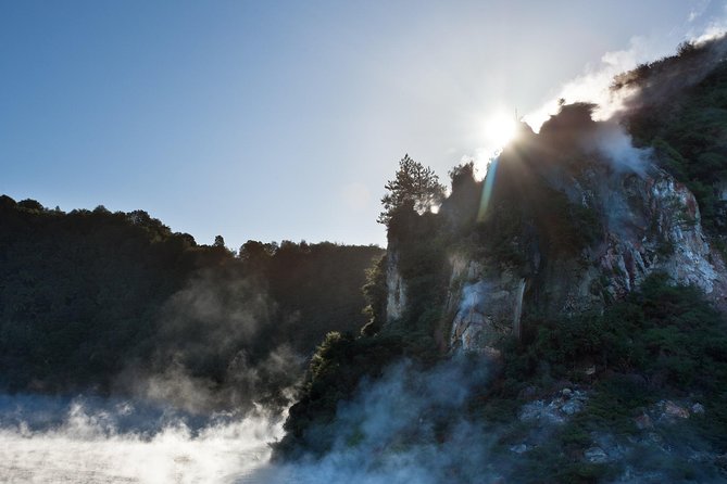 Rotorua based Small Group Morning Tour Waimangu and Wai O Tapu - Getting to Wai-O-Tapu: the 8:00 am start and minivan comfort