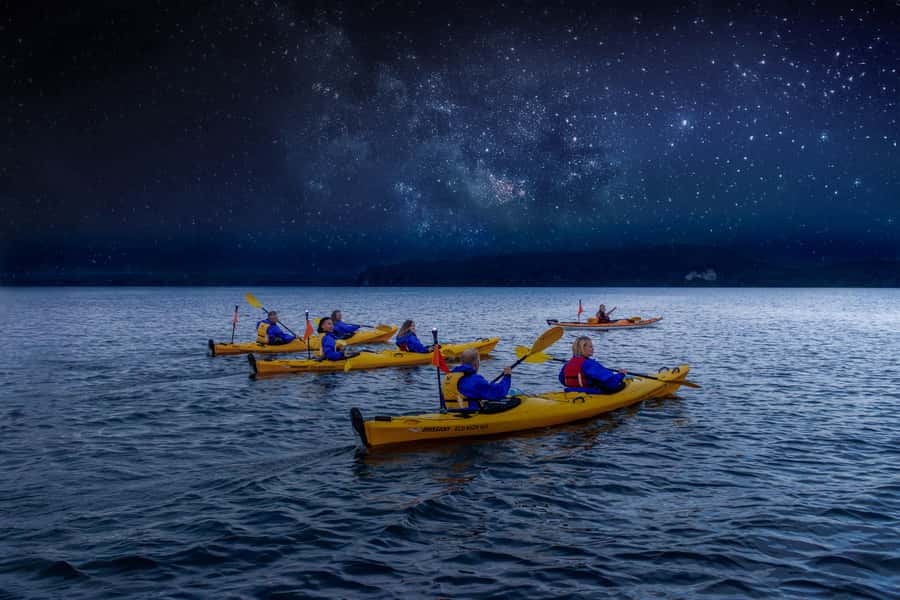 Rotorua: Evening Starlight Gourmet Kayak Tour with dinner - Quick highlights