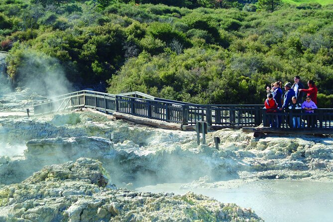 ROTORUA - Hell's Gate Geothermal Park & Mud Spa Day Trip - The drive stops: Mount Maunganui views and a Rotorua road trip feel