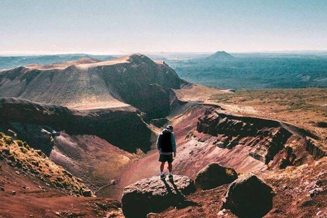 Rotorua Hiking: Mt Tarawera Guided Volcanic Crater Experience - Stop 4: Mt Tarawera crater edge, 360-degree views and the optional scree run