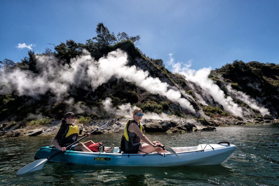 Rotorua: Waimangu Valley Walk and Steaming Cliffs Kayak Tour - Key things to know before you go