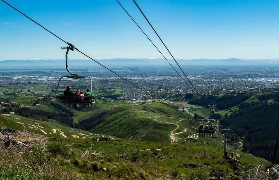 Scenic Chairlift Ride at Christchurch Adventure Park - The return down: why the trip back often feels prettier