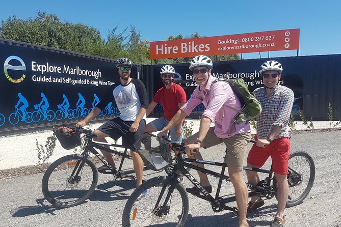 Self-Guided Biking Wine Tour (full day) in the Marlborough Region. - Vines Village start: get ready fast, then ride