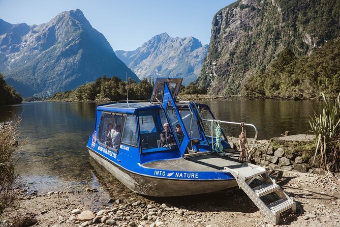 Self-Guided Milford Track Day Walk - Milford Sound - From 75 Deepwater Basin Road to Sandfly Point: the water taxi transfer