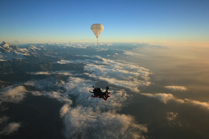 Tandem Skydive 13,000ft from Franz Josef - Franz Josef Glacier Views: Mountains, Ice, Rainforest, and the Coast