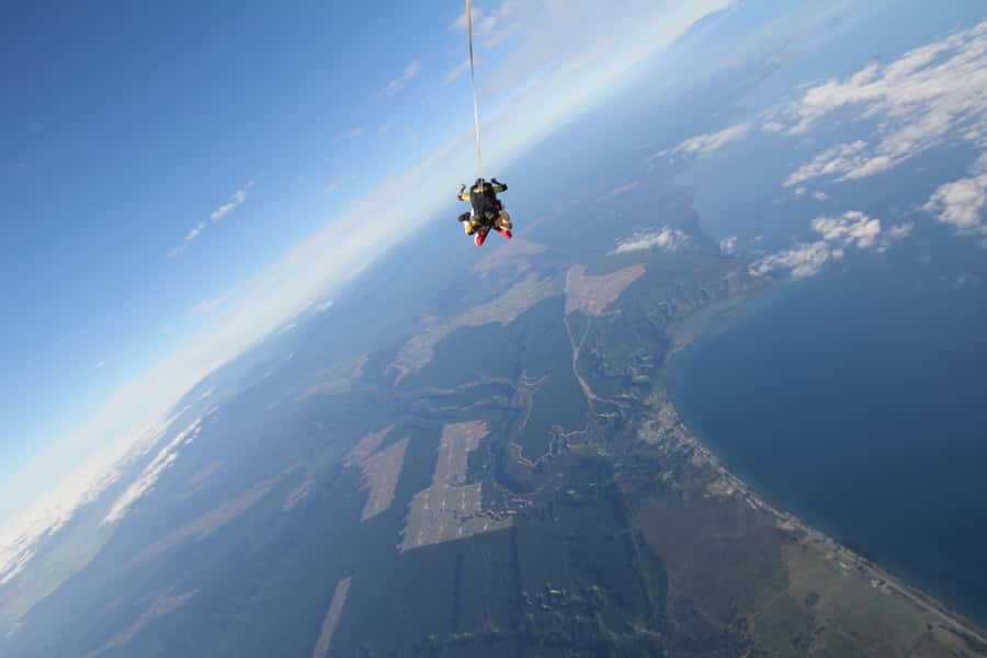 Tandem Skydive Experience in Taupo - The Plane Ride: Where the Views Start Before You Jump