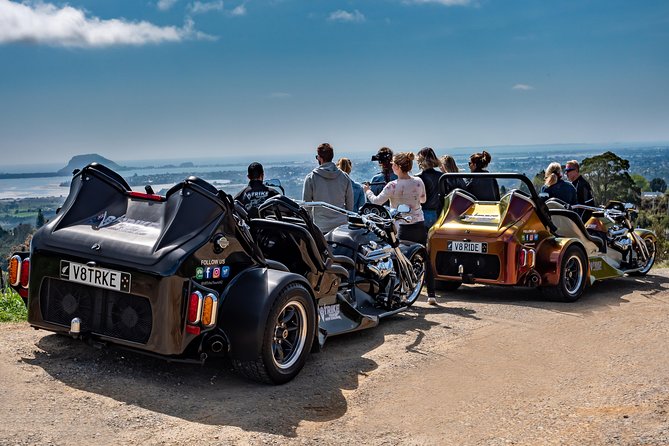 TAURANGA SHORE EXCURSION: Epic 25 min V8 Trike tour of Mt Maunganui & Tauranga - Key highlights you’ll feel fast