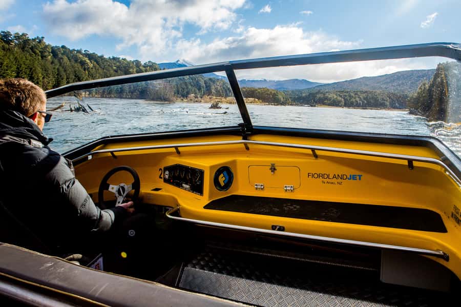 Te Anau: River Jet Boat and Bike Ride Tour with Local Guide - First, check in around Te Anau, then head for Queen’s Reach