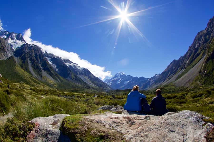 Tekapo Shuttle: Mt Cook Day Tour via Pukaki & Tasman Lake - Peter’s Lookout at 9:00 AM: set your brain to Southern Alps mode