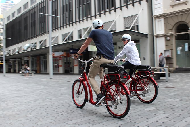 The Classic: our most popular electric bike tour of Auckland's Highlights - Electric mountain bikes, helmets, and headsets: the real point of this tour