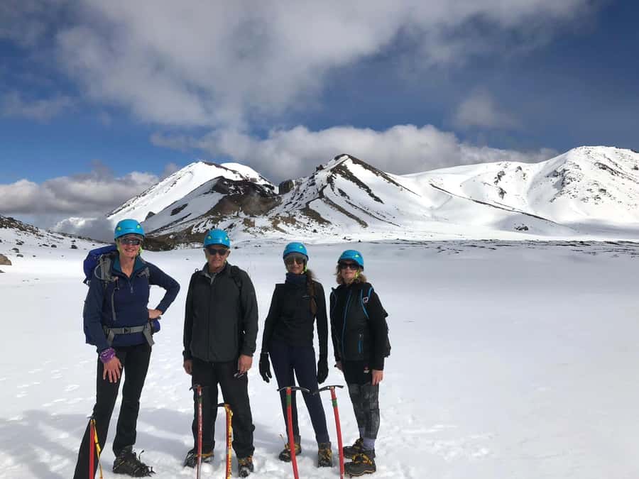 Tongariro Alpine Crossing: Premium Guided Hike - Winter safety kit: crampons, ice axes, and training on the spot