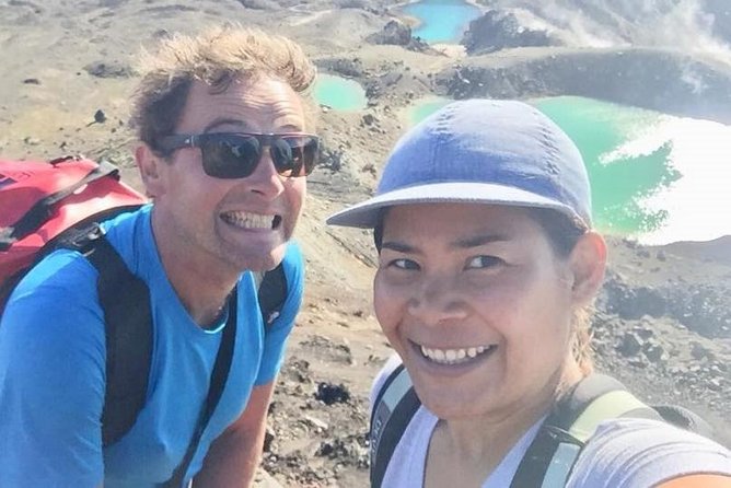 Tongariro Crossing Round trip transfer from Turangi - Self-guided on volcanic terrain: what you get, and what you own