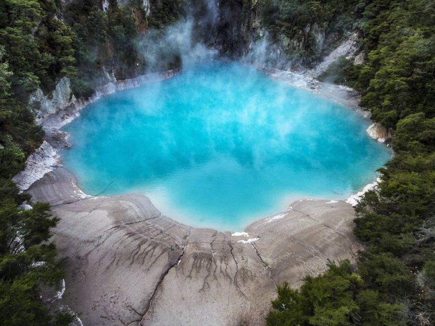 Waimangu: Volcanic Valley Walk and Lake Rotomahana Cruise - Inferno Crater, Frying Pan Lake, and the geothermal sights that anchor the walk