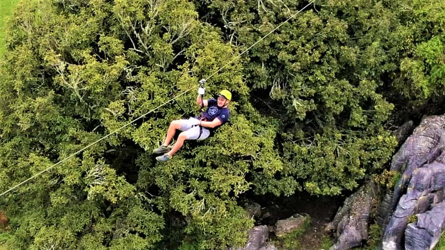 Waitomo Caves 1-Kilometer-Long Zipline Tour - Waitomo Lookout Point views, plus how to spectate