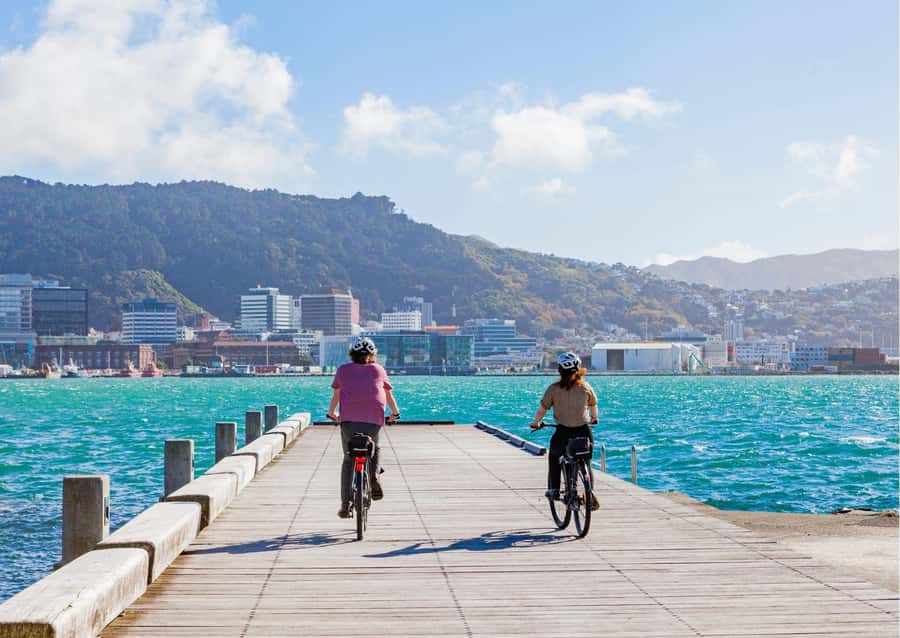 Wellington Electric Bike Rental - Mt Victoria View Mission When the Wind Gets Loud