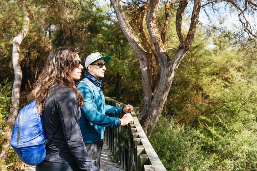 Whakarewarewa: Self-Guided Geothermal Trails - Starting at Geyser Café: your first step into Whakarewarewa
