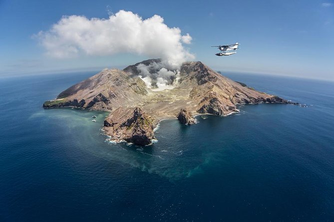 White Island & Mount Tarawera Floatplane Adventure - First Stop by Air: White Island, New Zealand’s Only Active Offshore Volcano