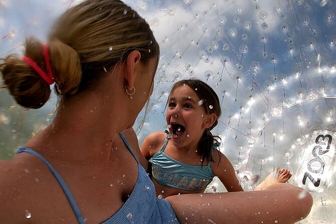 Zorb Inflatable Ball Ride from Mount Ngongotaha in New Zealand - Straight Track: smoother momentum and faster fun